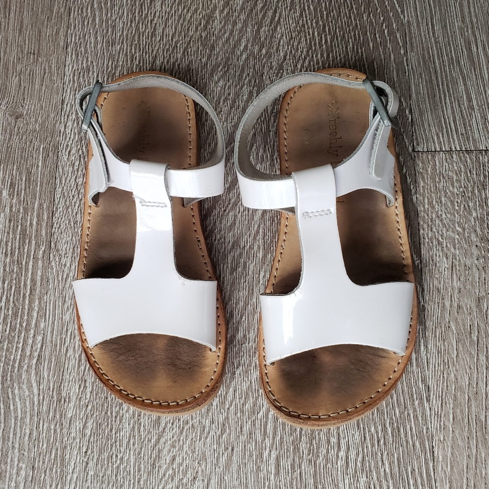 Freshly Picked White Patent Malibu Sandals